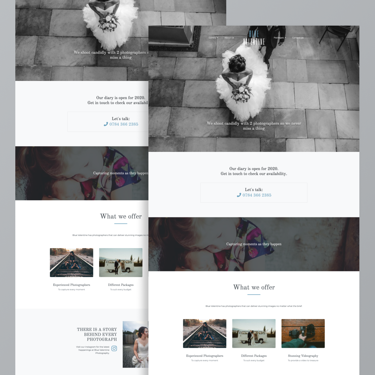 Blue Valentine Photography screenshot 2